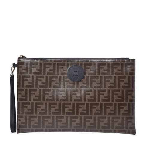 fendi large flat pouch